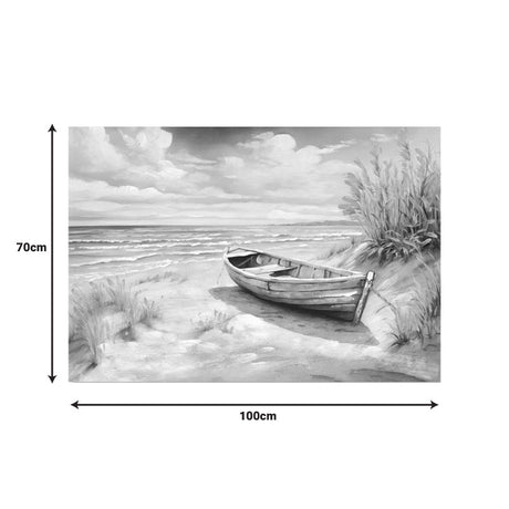 Tablou canvas Boato I, Pânza, Multicolor, 100x70 cm