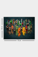 Tablou Canvas Condimente, Multicolor, 70x50 cm
