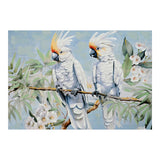 Tablou Canvas cu Model Parote, Pânza, Multicolor, 100x70 cm