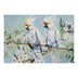 Tablou Canvas cu Model Parote, Pânza, Multicolor, 100x70 cm