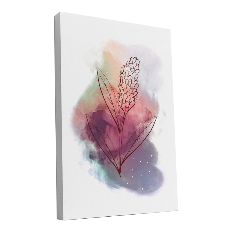 Tablou canvas cu rama Nerve, triptic, imprimeu digital, sintetic, Multicolor, 50x70 cm, detaliu produs