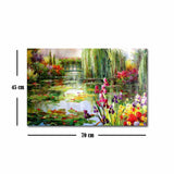Tablou Canvas Delta Vacaresti, Multicolor, 70x45 cm