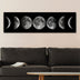 Tablou Canvas Eclipse Lunar, Multicolor, 120x50 cm