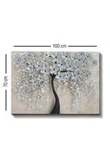 Tablou Canvas Gradina Japoneza, Multicolor, 100x70 cm