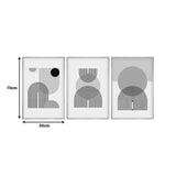 Tablou canvas Jefton, Multicolor, 50x70 cm