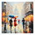 Tablou canvas Nightdream I, Multicolor, 100x100 cm