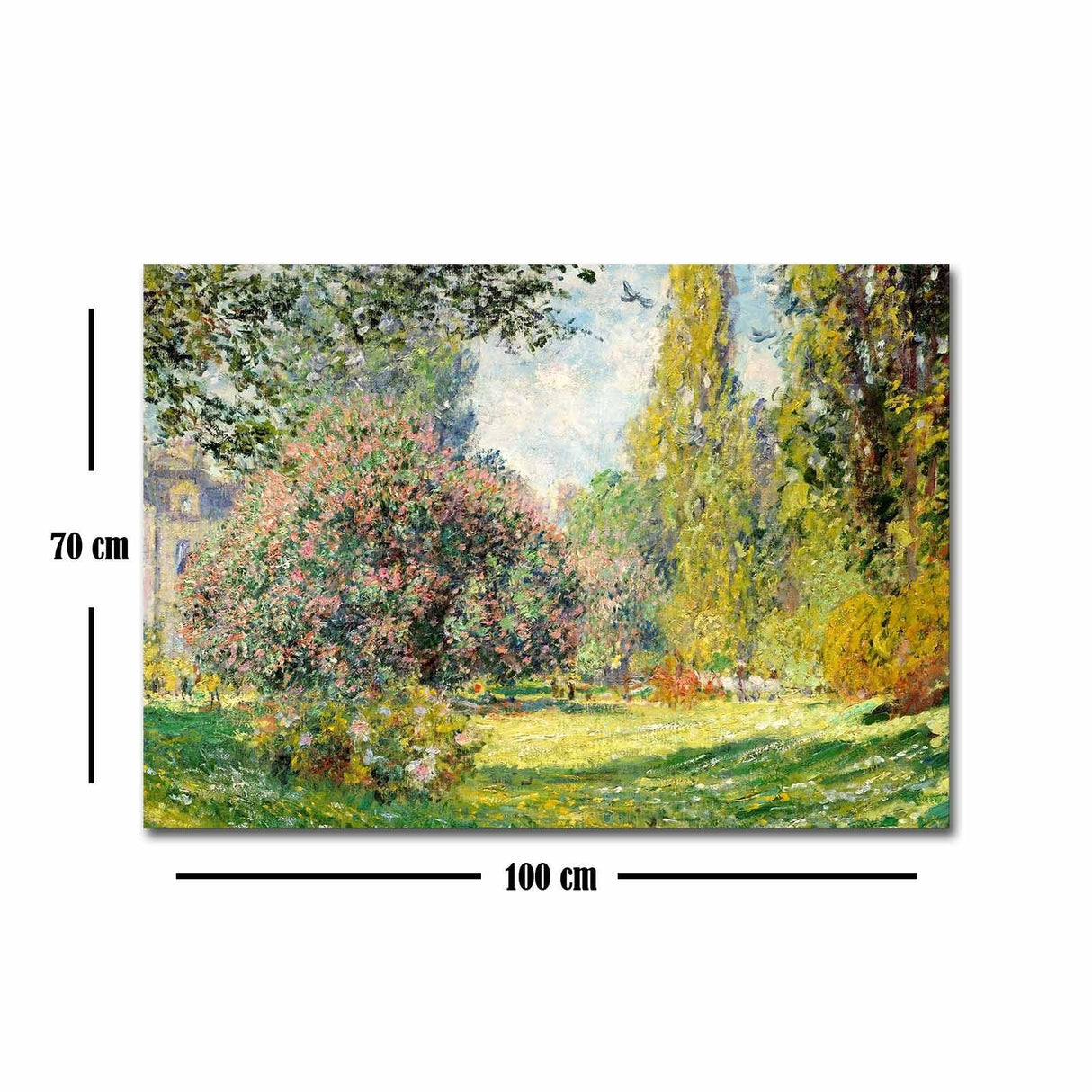 Tablou Canvas Primaverii, Multicolor, 100x70 cm
