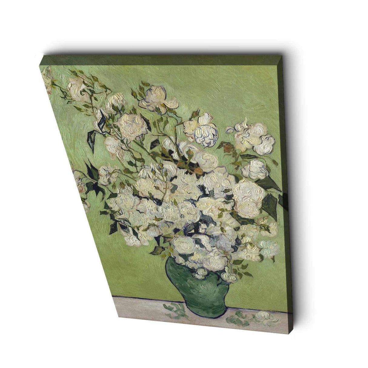 Tablou Canvas Vas cu Flori, Multicolor, 70x45 cm