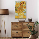 Tablou CanvasFloarea Soarelui, Multicolor, 70x45 cm