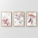 Tablou Cu Rama Dralis, Triptic, Multicolor, 33x48 cm