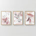 Tablou Cu Rama Dralis, Triptic, Multicolor, 33x48 cm