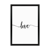 Tablou decorativ Elyrda, Lemn, Negru, 33x48 cm