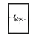 Tablou decorativ Hopy, Lemn, Negru, 33x48 cm