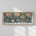 Tablou decorativ Morris, Cadru, negru, 120x50 cm