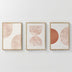 Tablou decorativ triptic Chilen, Lemn, Multicolor, 33x48 cm