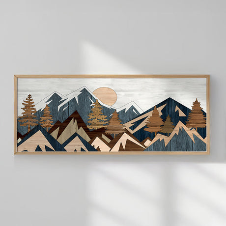 Tablou Kalef, Cadru, Multicolor, 120x50 cm