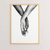 Tablou Lovely, Lemn, Multicolor, 33x48 cm