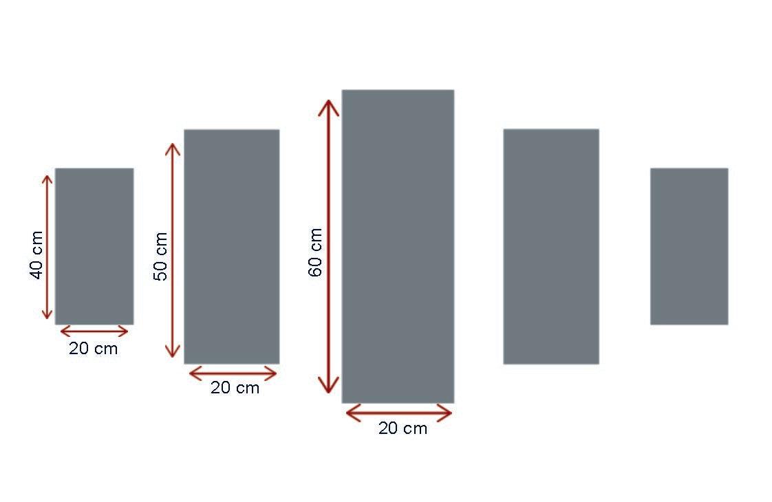 Tablou MDF ( 5 buc ) Biliard, Multicolor, 60x110 cm