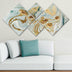 Tablou MDF Iluzion, Multicolor, 115x60 cm, 4 bucati