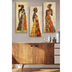 Tablou MDF Lusaka, Multicolor, 50x70 cm, 3 bucati