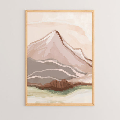 Tablou Mons, Lemn, Multicolor, 33x48 cm