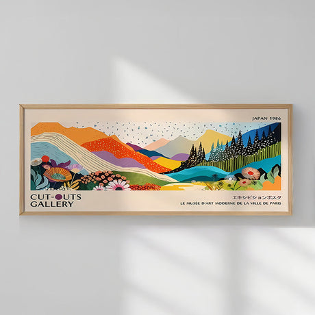 Tablou Neze, Cadru, Multicolor, 120x50 cm