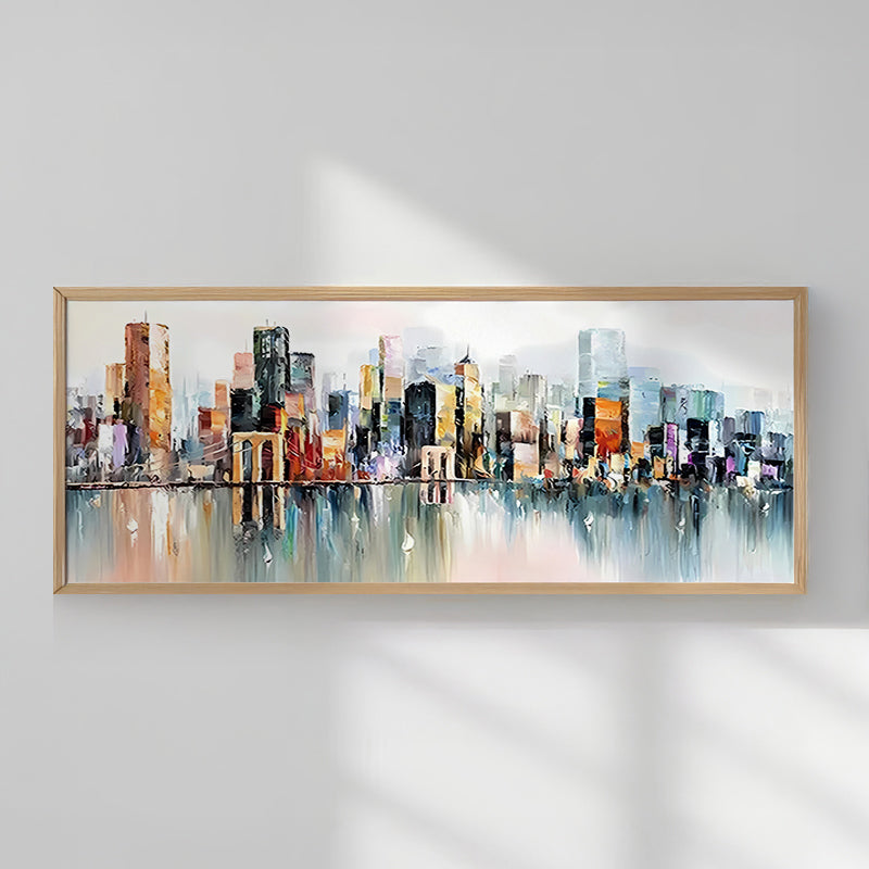 Tablou Oganda, Ramă, Multicolor, 120x50 cm