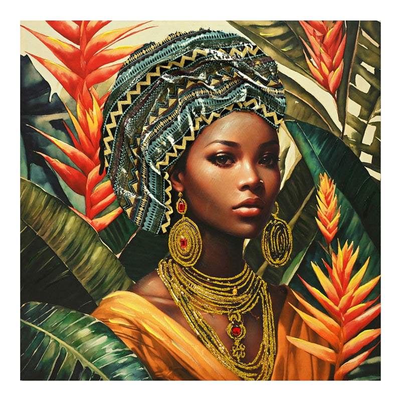 Tablou pânza 3D Gangalo, Pânza, Multicolor, 100x100 cm