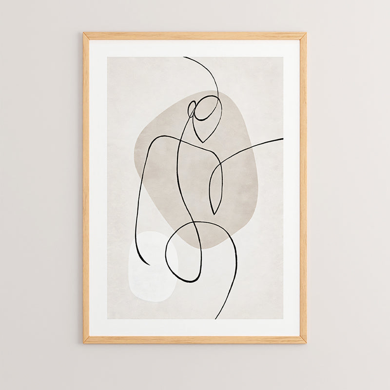 Tablou Revel, Lemn, Multicolor, 33x48 cm