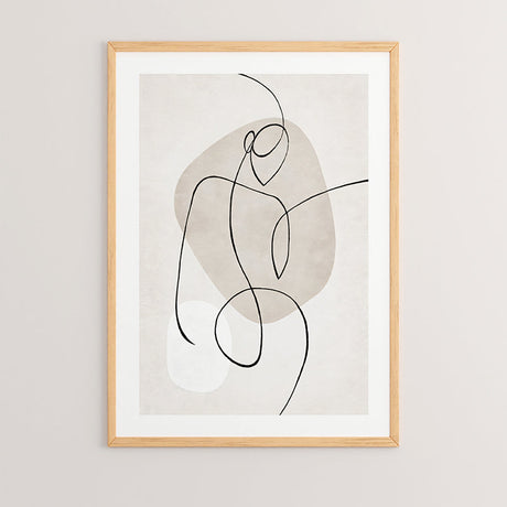 Tablou Revel, Lemn, Multicolor, 33x48 cm