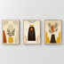 Tablou triptic Caelo, Multicolor, 33x48 cm