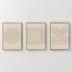 Tablou triptic cu imprimeu digital Fouldy, Multicolor, 33x48 cm