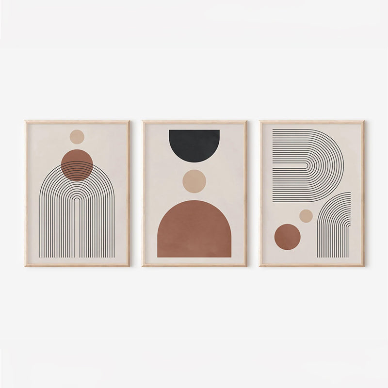 Tablou triptic Klentie, Multicolor, 33x48 cm