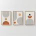 Tablou triptic Lenda, Cadru, Multicolor, 33x48 cm
