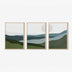 Tablou triptic Orbis, Cadru, Multicolor, 33x48 cm