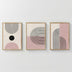 Tablou triptic Ourva, Multicolor, 33x48 cm