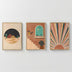 Tablou triptic Venven, Multicolor, 33x48 cm