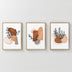 Tablou triptic Vynor, Cadru, Multicolor, 33x48 cm