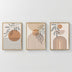 Tablou triptic Zephra, Cadru, Multicolor, 33x48 cm