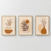 Tablou triptic Zephy, Cu ramă, Multicolor, 33x48 cm