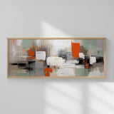 Tablou Zebel, Ramă, Multicolor, 120x50 cm