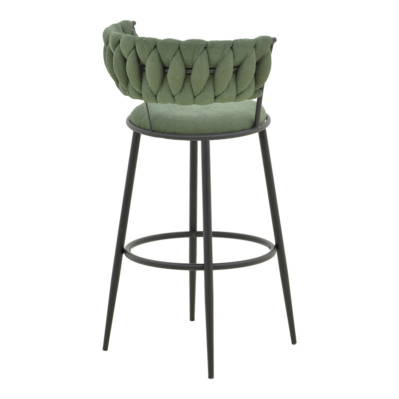Taburet Alkia I, kaki, Negru, 50x56x95 cm