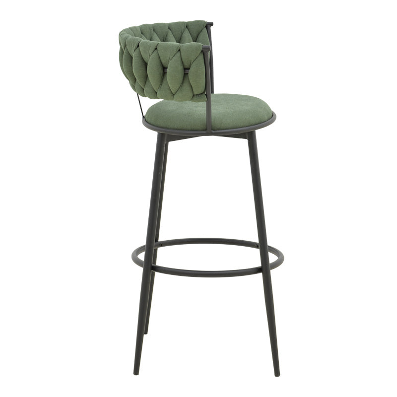 Taburet Alkia I, kaki, Negru, 50x56x95 cm