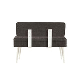 Taburet Banca Bucatarie Bench, 110x40x82.5 cm - Stejar Antracit