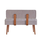 Taburet Banca Bucatarie Bench, 110x40x82.5 cm - Stejar Gri