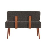 Taburet Banca Bucatarie Bench, 110x40x82.5 cm - Antracit deschis