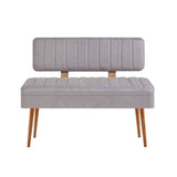 Taburet Banca Bucatarie Bench, 110x40x82.5 cm - Gri
