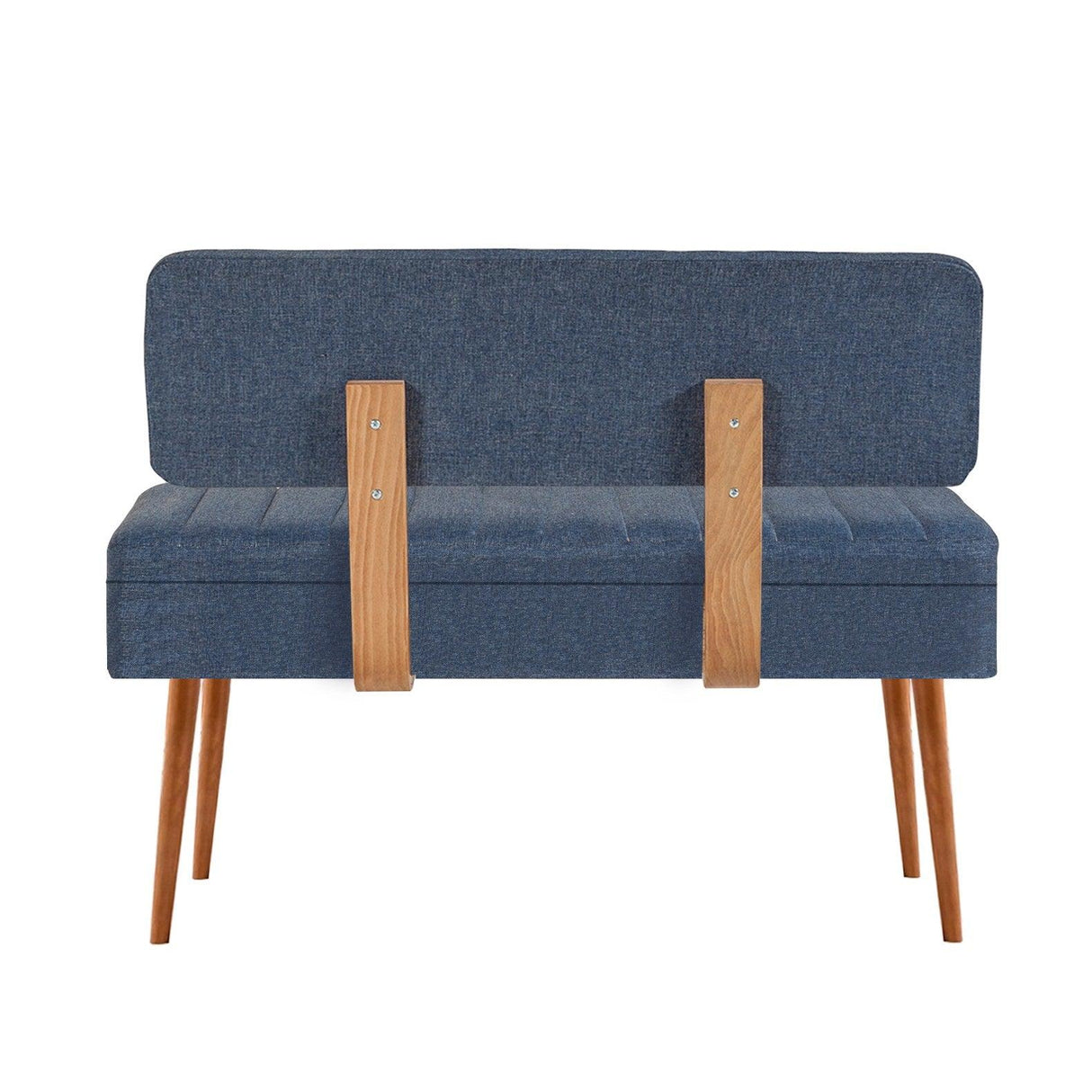 Taburet Banca Bucatarie Bench, 110x40x82.5 cm - Albastru inchis