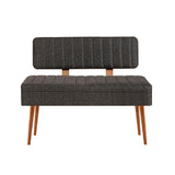 Taburet Banca Bucatarie Bench, 110x40x82.5 cm - Antracit