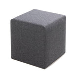 Taburet Bornea, Gri - Maro, 40x42x40 cm - Gri